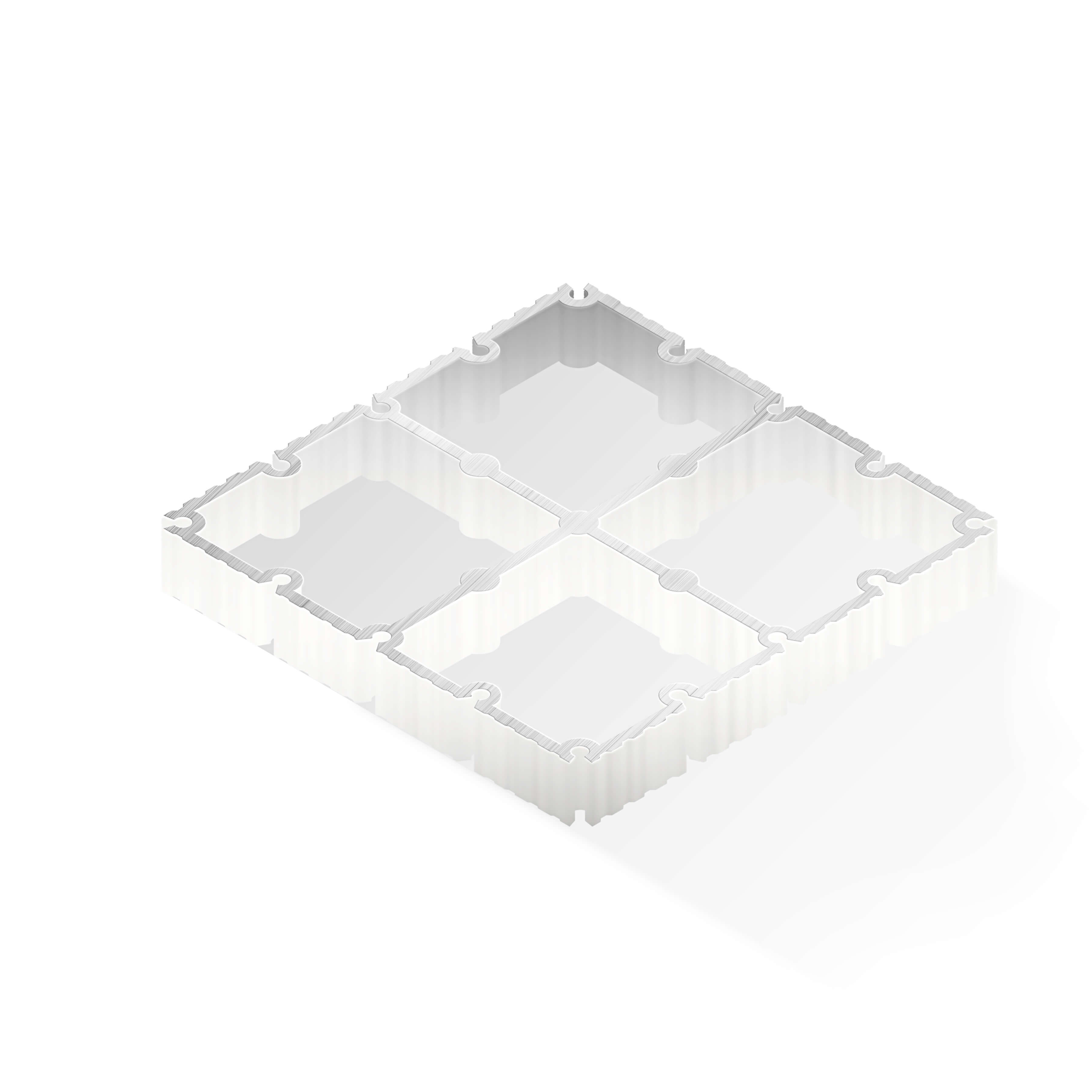 Алюминиевый профиль для приборов 100x100