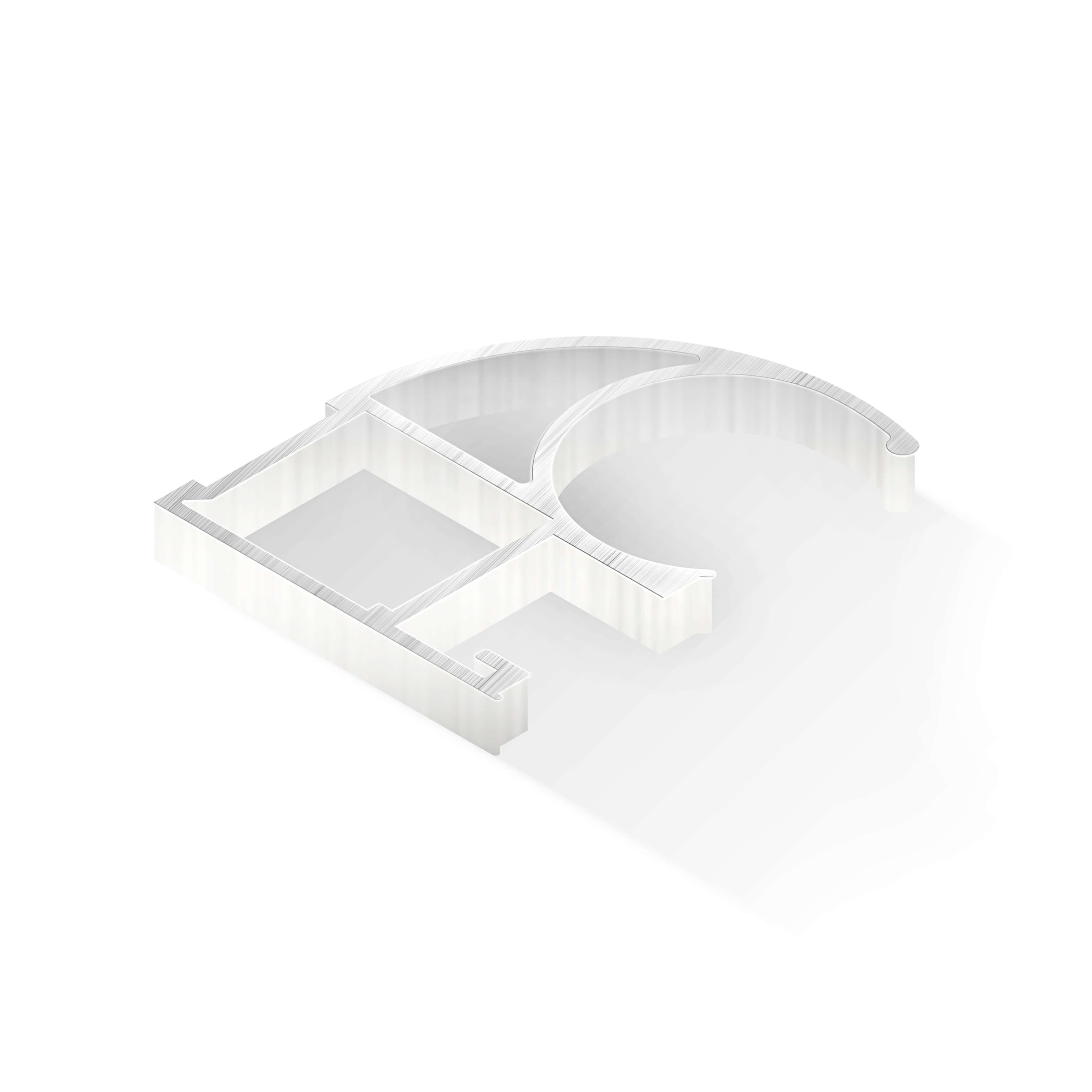 Алюминиевый профиль для шкафа-купе 33,5x26