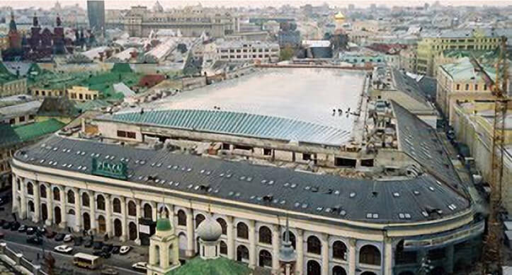 Купол атриума Старого гостинного двора