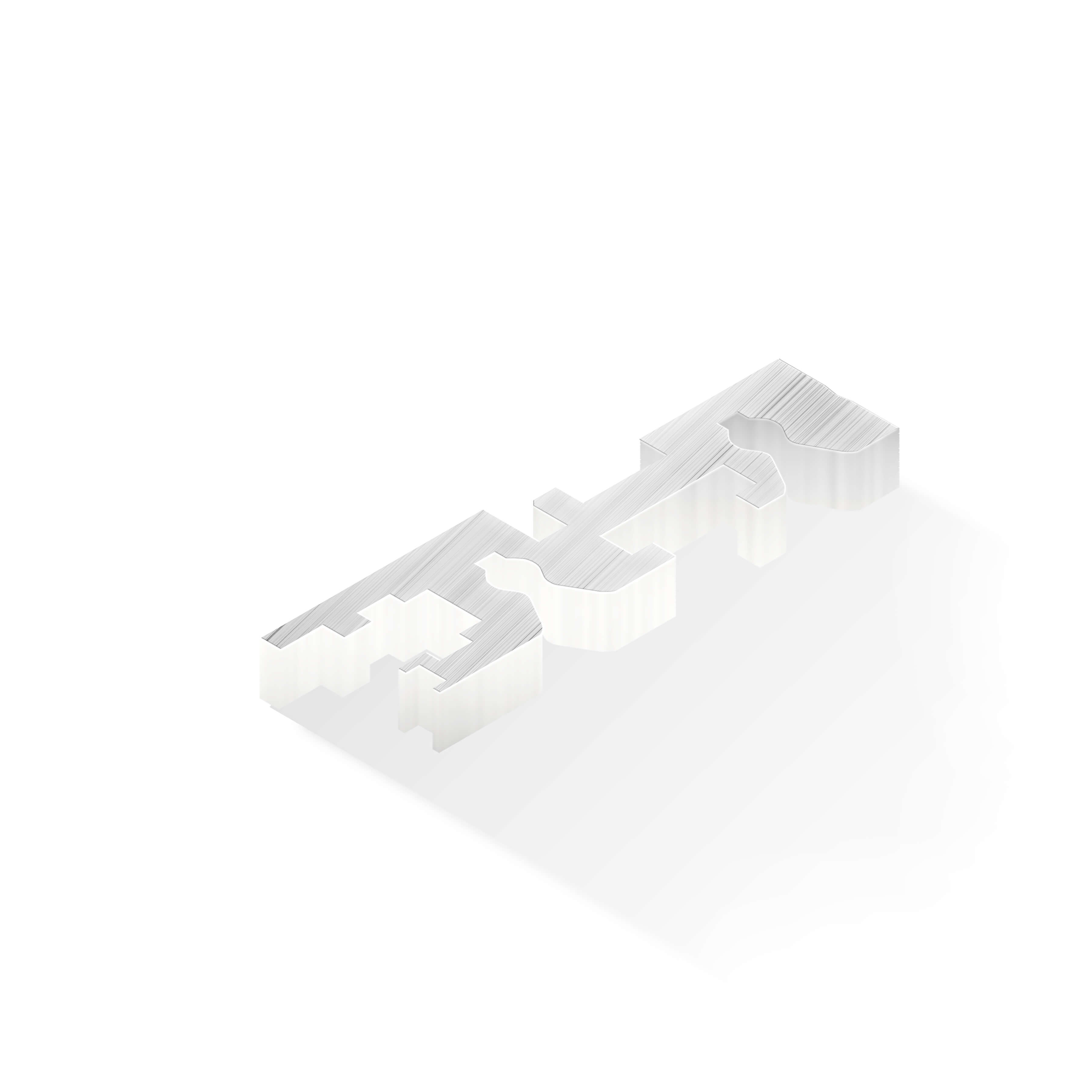 Алюминиевый профиль для приборов 36x9,85