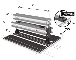 21МДЦ/400-1,1х2,0С1(4)-W(3)/W(3)-0,66(0,89)