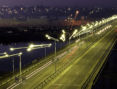 Опоры освещения силовые. <br> Мостовые барьерные ограждения 