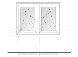 Окно двустворчатое 900х1200 (60 мм)