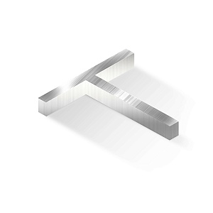 Т-образный алюминиевый профиль 60x60x6